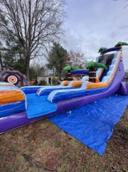 unnamed208 1773013062 22' Tropical Purple Marble Wet/Dry Slide